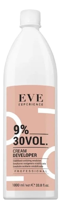 

Окисляющая эмульсия Eve Experience Cream Developer 1000мл: Крем 9%, Окисляющая эмульсия Eve Experience Cream Developer 1000мл