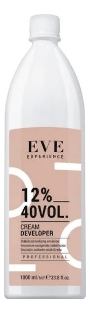 

Окисляющая эмульсия Eve Experience Cream Developer 1000мл: Крем 12%, Окисляющая эмульсия Eve Experience Cream Developer 1000мл