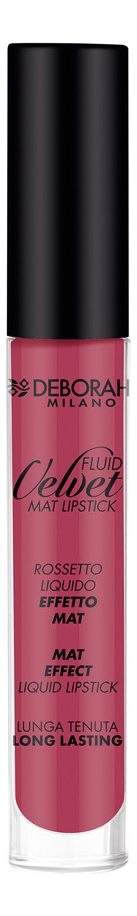 Жидкая помада для губ матовая Fluid Velvet Mat Lipstick 4,5г: 08 Classy Mauve
