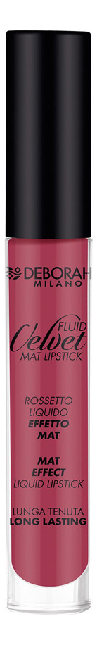 Жидкая помада для губ матовая Fluid Velvet Mat Lipstick 4,5г: 15 Mauve
