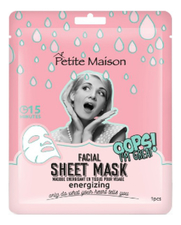 Petite Maison Бодрящая маска для лица Facial Sheet Mask Energizing 25мл
