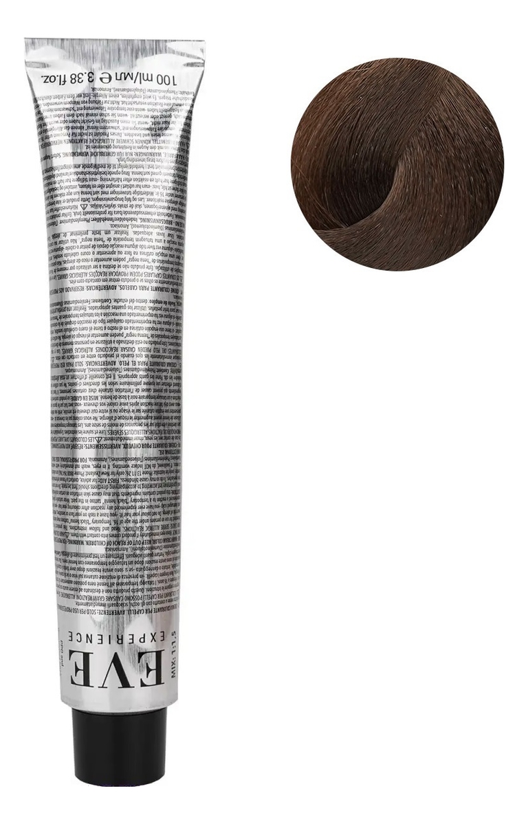 

Крем-краска для волос Eve Experience Color Cream 100мл: 7.07 Холодный блондин матовый, Крем-краска для волос Eve Experience Color Cream 100мл