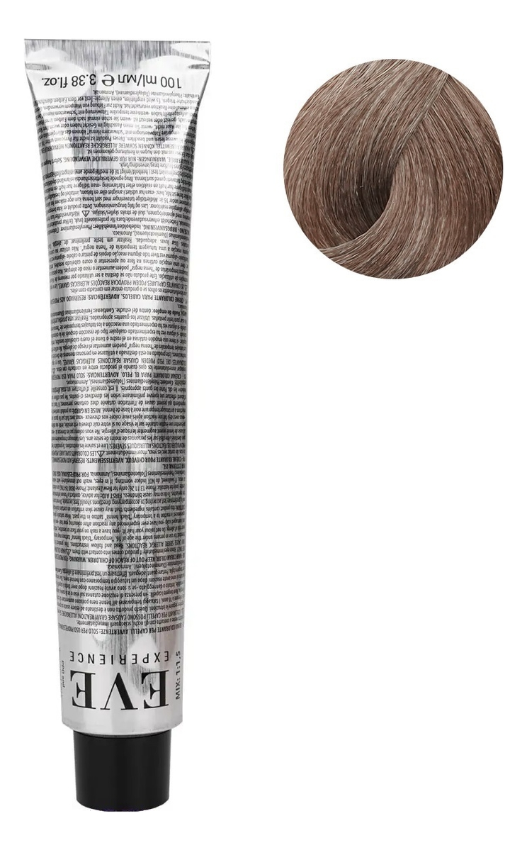 

Крем-краска для волос Eve Experience Color Cream 100мл: 8.07 Холодный светлый блондин, Крем-краска для волос Eve Experience Color Cream 100мл