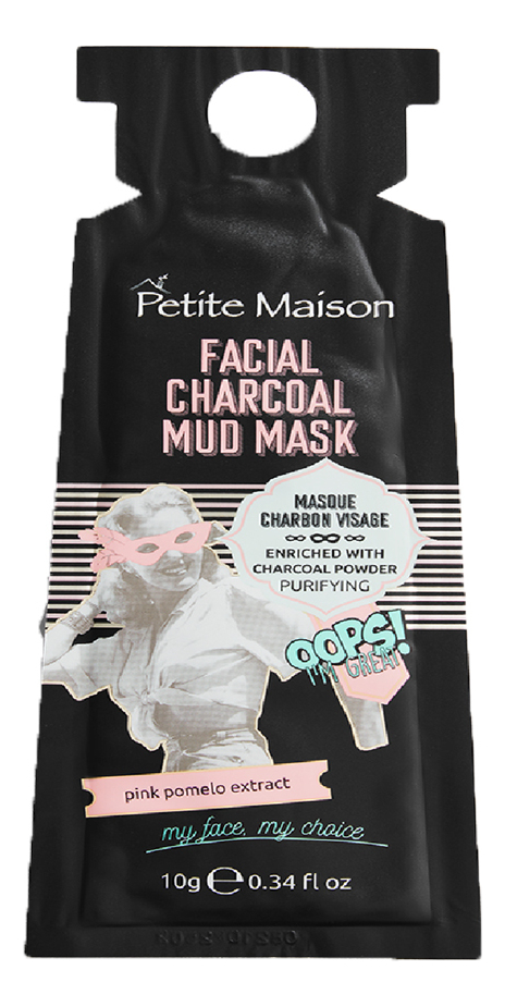 Грязевая маска для лица с древесным углем Facial Charcoal Mud Mask 10г грязевая маска для лица с древесным углем facial charcoal mud mask 10г