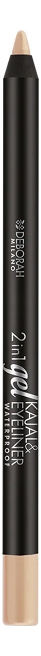 

Карандаш для глаз гелевый 2 In 1 Kajal & Eyeliner Gel 1,4г: 06 Butter, Карандаш для глаз гелевый 2 In 1 Kajal & Eyeliner Gel 1,4г