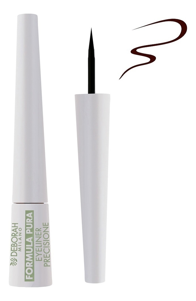 Подводка для век жидкая Formula Pura Precisione Eyeliner 2,5мл: 02 Deep Brown