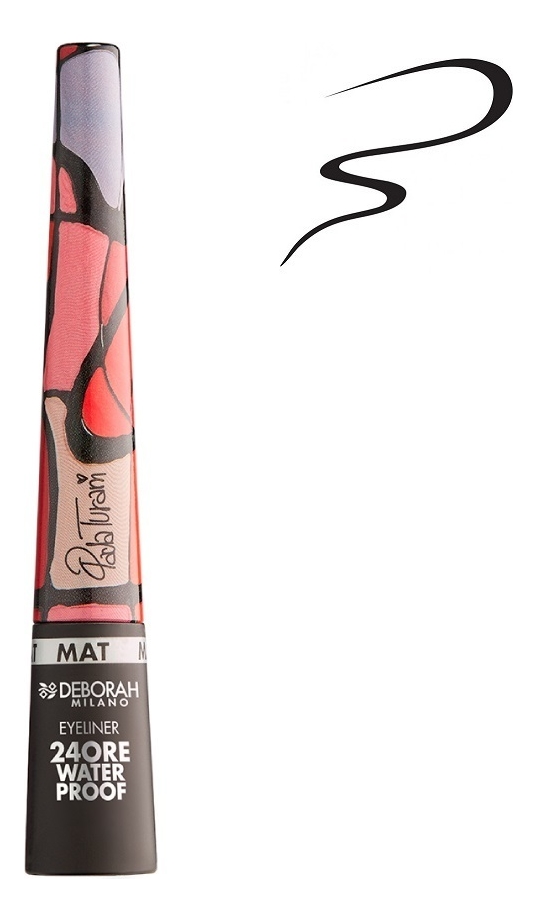 Водостойкая подводка для век 24 Ore Waterproof Eyeliner Limited Edition 2,9г: Black Mat