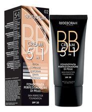 Deborah Milano BB крем для лица 5 в 1 Cream Skin Perfector Foundation SPF20 30мл