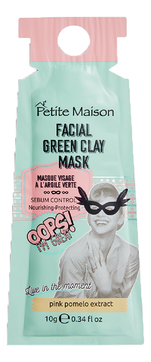 Маска с зеленой глиной для лица Facial Green Clay Mask 10г