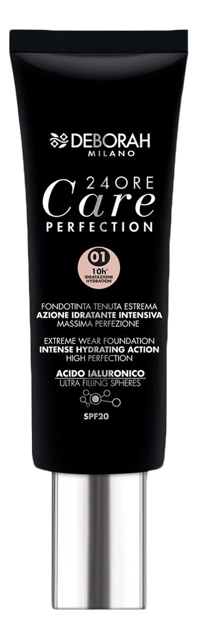 

Тональный крем-уход для лица 24 Ore Care Perfection Foundation SPF20 30мл: No 01, Тональный крем-уход для лица 24 Ore Care Perfection Foundation SPF20 30мл