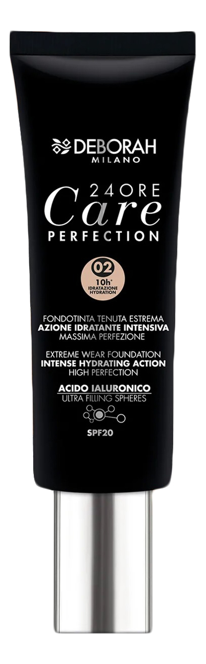 

Тональный крем-уход для лица 24 Ore Care Perfection Foundation SPF20 30мл: No 02, Тональный крем-уход для лица 24 Ore Care Perfection Foundation SPF20 30мл