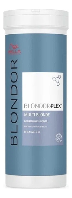 Обесцвечивающая пудра для волос без образования пыли Blondor Plex: Пудра 400г wella c blondor plex пудра обесцвечивающая без образования пыли 400 гр