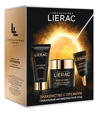Lierac Набор Знакомство с Премиум Premium Anti-Age Absoly (крем для кожи вокруг глаз 3г + маска д/лица 10мл + крем д/лица 15мл)