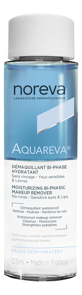 Двухфазный лосьон для снятия макияжа Aquareva Moisturizing Bi-Phasic Makeup Remover 125мл