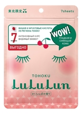 LuLuLun Тканевая маска для лица Вишня из региона Тохоку Cherry Tohoku