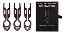 Fiona Franchimon Шпильки для волос No1 Hairpin 3шт (коричневого цвета)