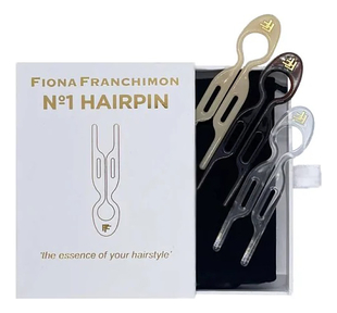 Набор шпилек для волос No1 Hairpin 3шт (коричневая + прозрачная + бежевая)