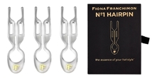 Fiona Franchimon Шпильки для волос No1 Hairpin 3шт (прозрачного цвета)