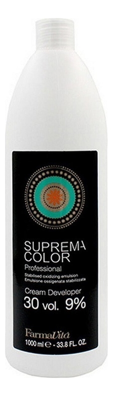 Окисляющая эмульсия Suprema Color Cream Developer 9%: Эмульсия 1000мл