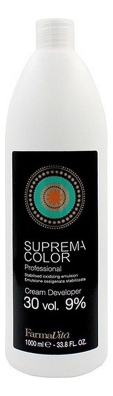 

Окисляющая эмульсия Suprema Color Cream Developer 9%: Эмульсия 1000мл, Окисляющая эмульсия Suprema Color Cream Developer 9%