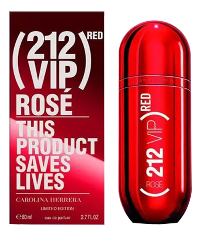 

212 VIP Rose Red: парфюмерная вода 80мл Limited Edition, 212 VIP Rose Red