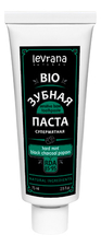 Levrana Зубная паста Супермятная Bio Hard Mint & Black Charcoal & Papain 75мл