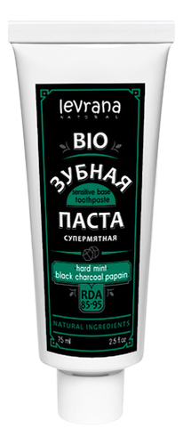 

Зубная паста Супермятная Bio Hard Mint & Black Charcoal & Papain 75мл