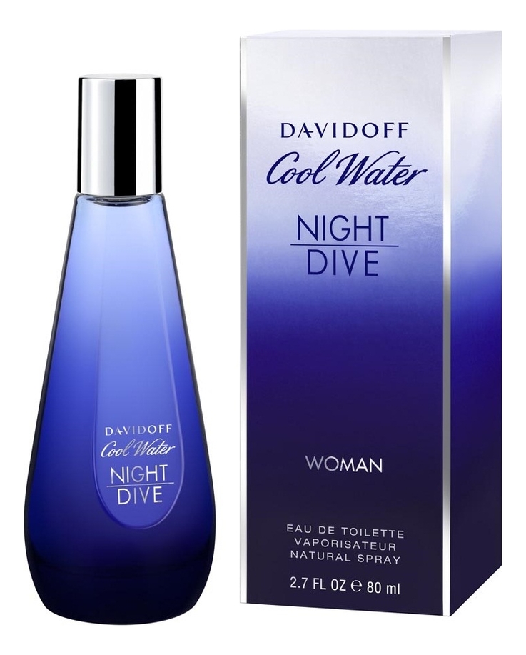 

Cool Water Night Dive Woman: туалетная вода 80мл, Cool Water Night Dive Woman