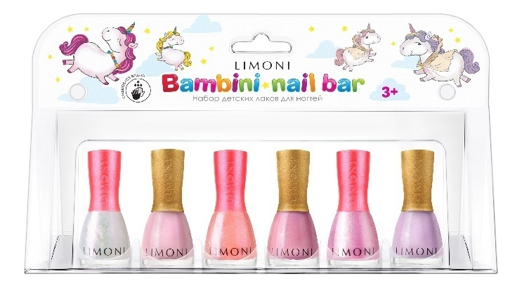 Набор лаков для ногтей Bambini Nail Bar No23 6*7мл