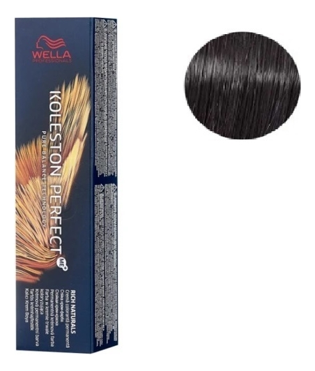 

Стойкая крем-краска для волос Koleston Perfect Color Rich Naturals 60мл: 2/0 Черный натуральный, Стойкая крем-краска для волос Koleston Perfect Color Rich Naturals 60мл