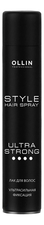 OLLIN Professional Лак для волос ультрасильная фиксация Style Hair Spray Ultra Strong