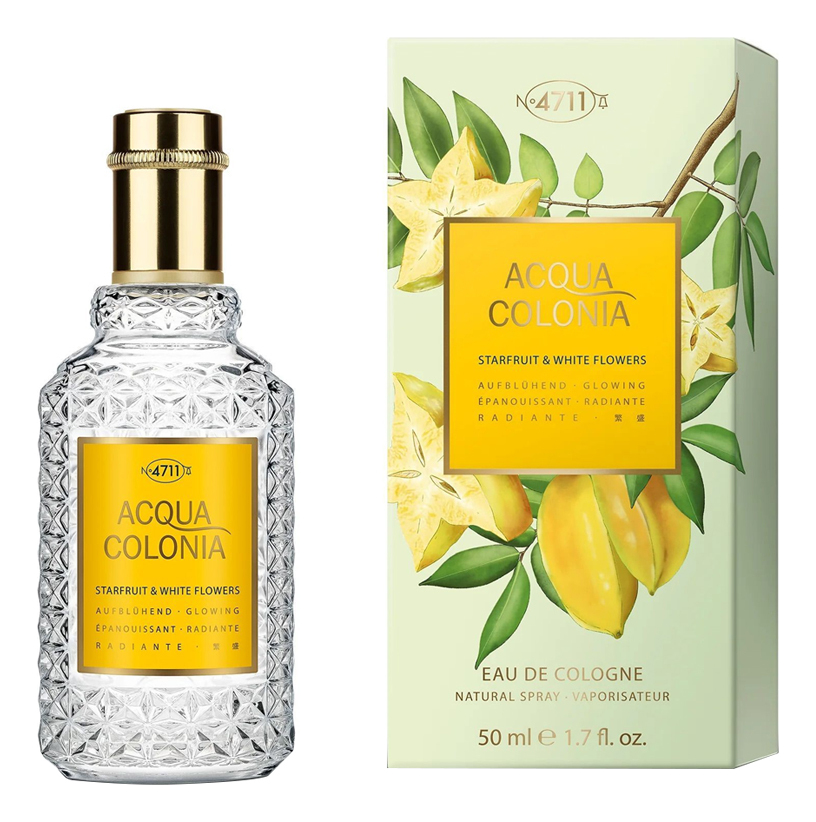 4711 Acqua Colonia Starfruit & White Flowers: одеколон 50мл 4711 acqua colonia lemon