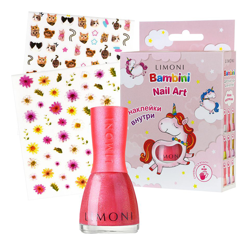 Limoni набор лаков для ногтей bambini nail art no28 (лак для ногтей no4 ...