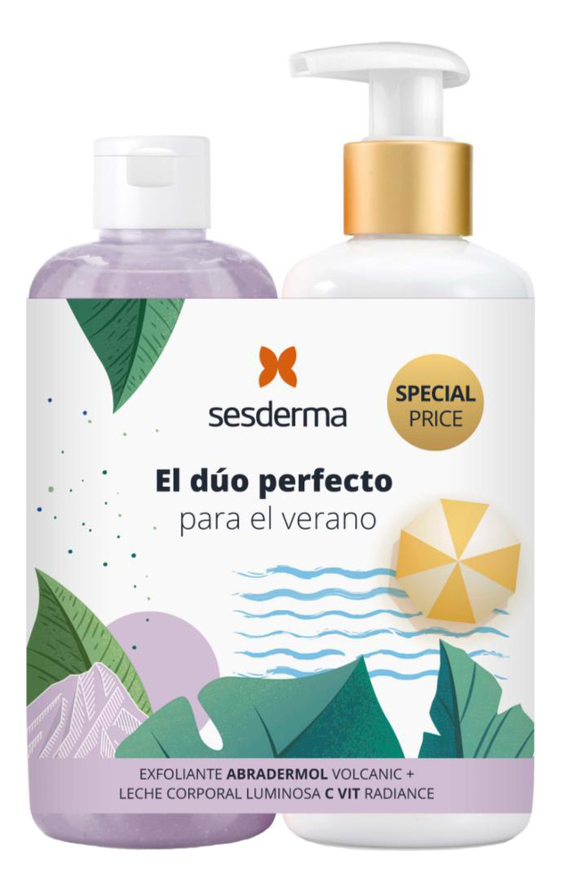 

Набор для тела (молочко C-Vit Radiance 250мл + скраб Abradermol Volcanic 250мл)