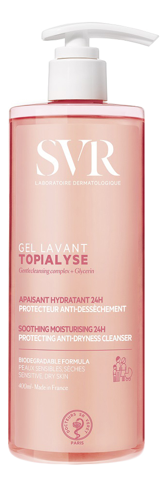 

Очищающий гель для лица и тела Topialyse Gel Lavant: Гель 400мл, Очищающий гель для лица и тела Topialyse Gel Lavant
