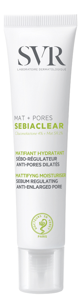 

Гель для лица Sebiaclear Mat + Pores 40мл
