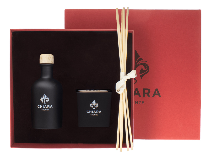

Аромат для дома Nero Di Bacco: набор (диффузор 100мл + свеча 80г), Аромат для дома Nero Di Bacco