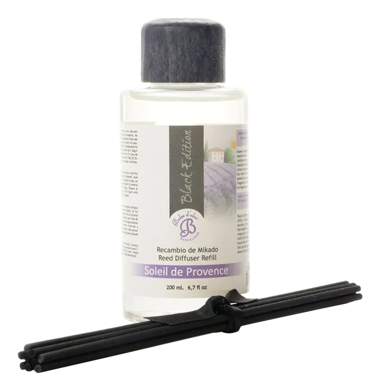 

Ароматический диффузор Black Edition Soleil De Provence (Земля Прованса): ароматический диффузор 200мл (запаска), Ароматический диффузор Black Edition Soleil De Provence (Земля Прованса)