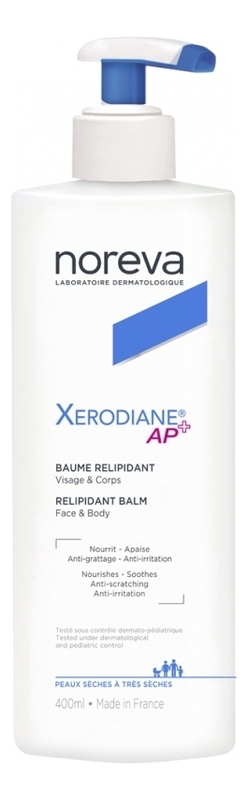 Интенсивный бальзам-уход для лица и тела Xerodiane AP+ Balme Relipidant 400мл
