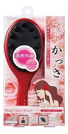 

Массажная щетка для мытья и массажа кожи головы Head Cassa Brush