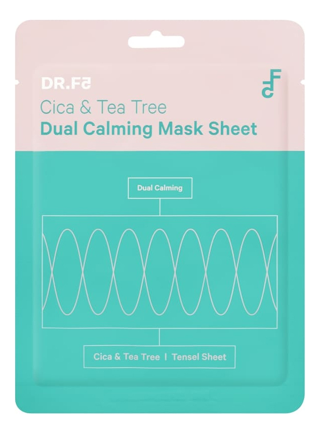 

Маска для лица с экстрактом центеллы и чайного дерева Cica & Tea Tree Dual Calming Mask Sheet 23мл