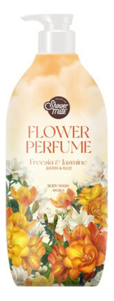 Гель для душа с ароматом жасмина Flower Perfume 900мл цена и фото