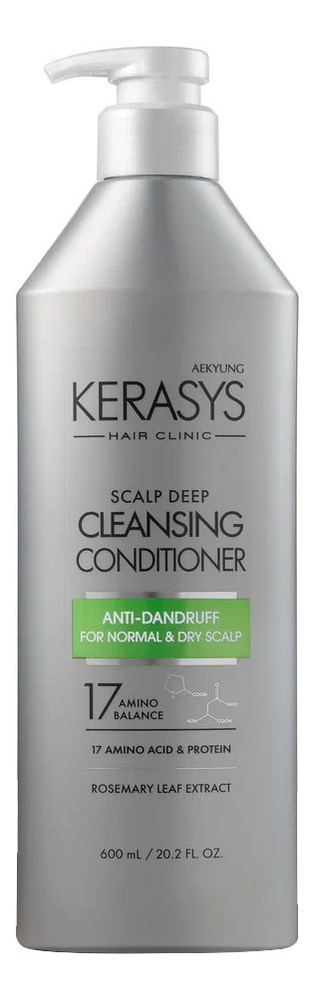 Освежающий кондиционер для волос Hair Clinic Scalp Care Deep Cleansing Conditioner: Кондиционер 600мл