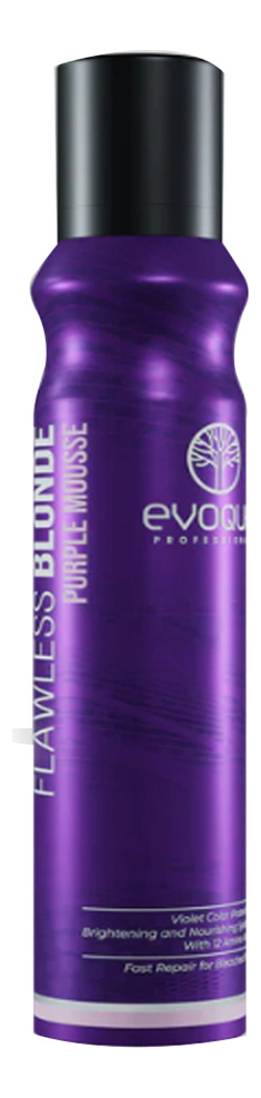 Мусс для волос против желтизны Flawless Blonde Purple Mousse 200мл