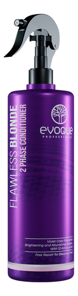 Двухфазный кондиционер для волос против желтизны Flawless Blonde Purple Two Phase Conditioner 400мл