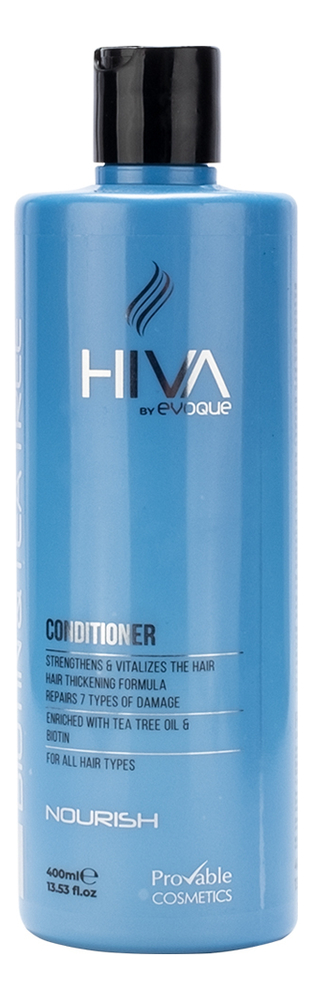 Кондиционер для волос Hiva Biotin Tea Tree Conditioner 400мл: Кондиционер 400мл кондиционер для волос evoque hiva biotin tea tree 100 мл