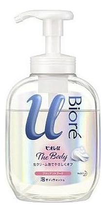 Мыло-пенка для душа с букетным ароматом Biore U Foaming Body Wash: Мыло-пенка 540мл