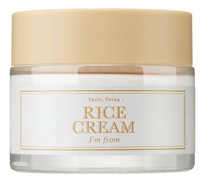 Питательный крем для лица с экстрактом риса Rice Cream 50г крем для лица с экстрактом риса rice raw pulp 50 гр осветляющий крем для лица с экстрактом риса