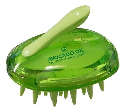 

Щетка для мытья кожи головы с маслом авокадо Du-Boa Avocado Oil Shampoo Brush
