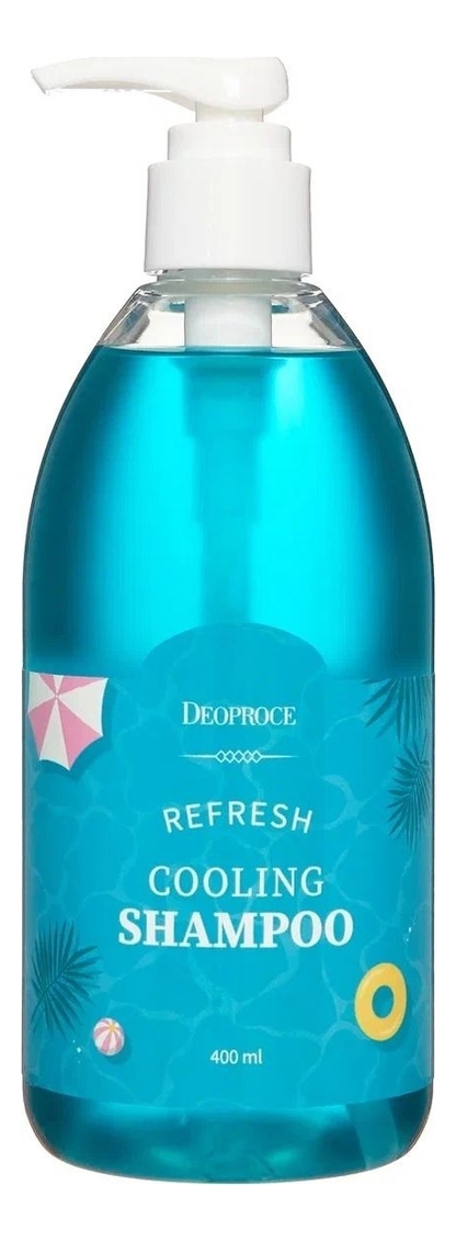 

Освежающий шампунь с растительными экстрактами Refresh Cooling Shampoo 400мл